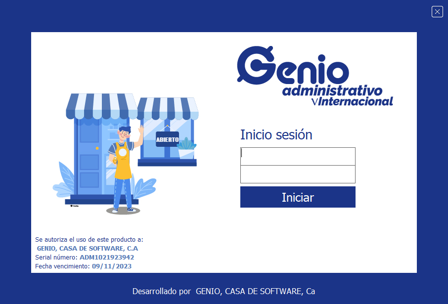GENIO Administrativo vInternacional